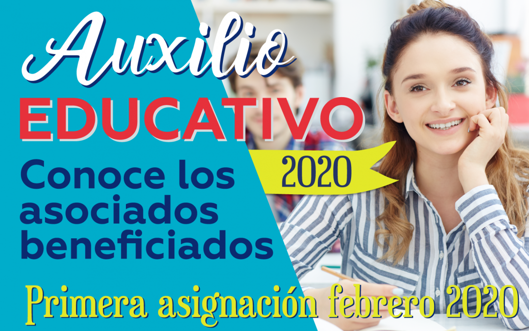 Beneficiados Auxilio Educativo febrero 2020