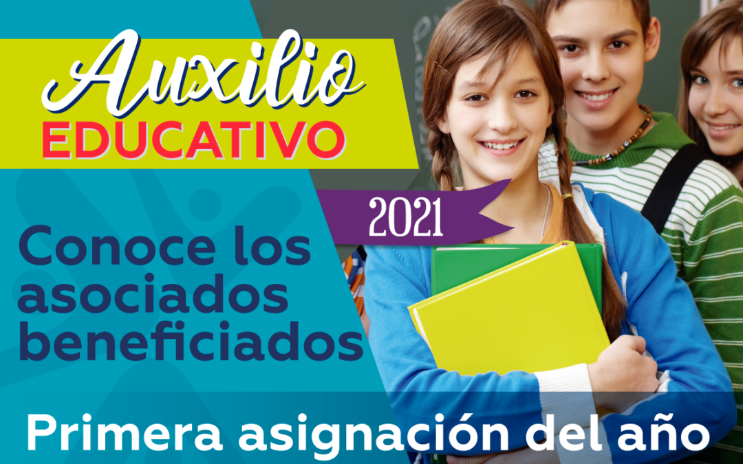 Beneficiados Auxilio Educativo agosto 2021