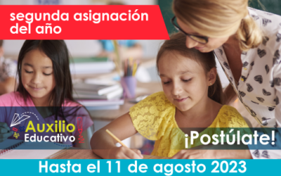 Auxilio Educativo agosto 2023