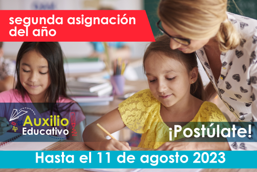 Auxilio Educativo agosto 2023